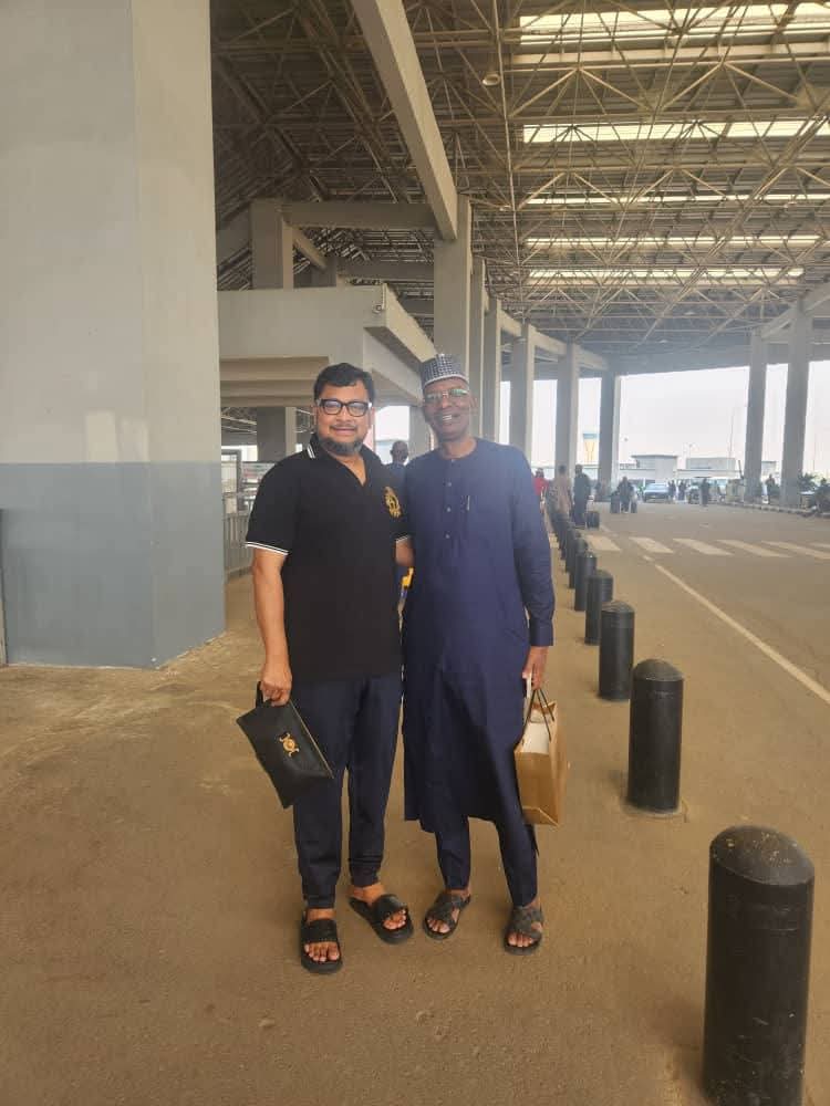 The president of Nigeria's Son & Dr Kamrul Ahsan
