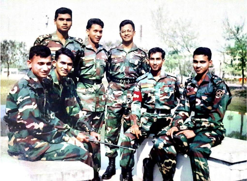 With Comrades in 1999 while the Chairman was a Lieutenant in Bangaldesh Army
