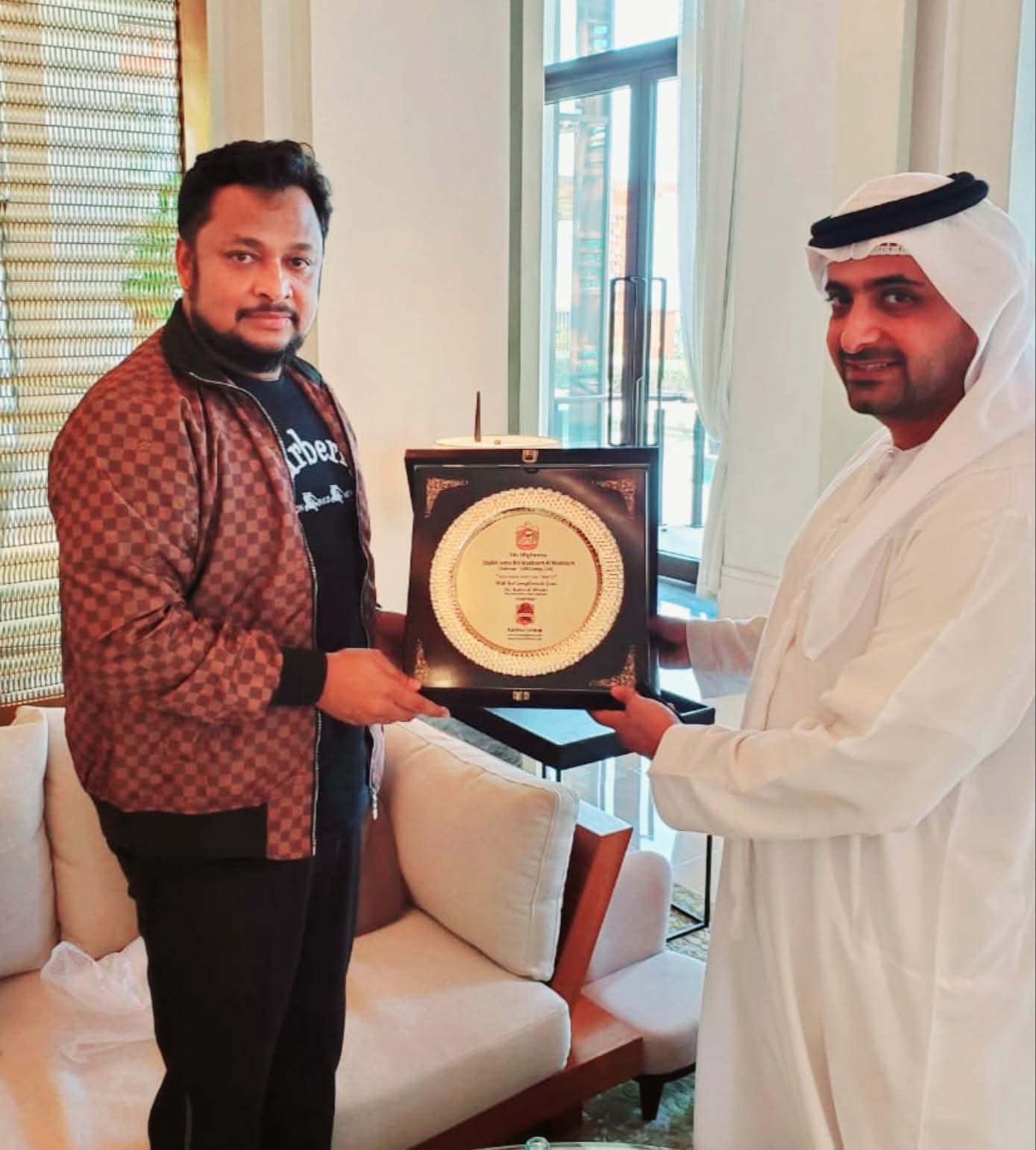 His Highness Shaikh Juma Al Maktoum, Royal Family UAE & Dr Kamrul