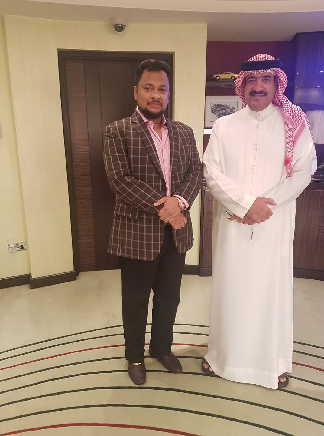 Brother of the King of Bahrain, Shaikh Ali Al Khalifa & Dr Kmarul