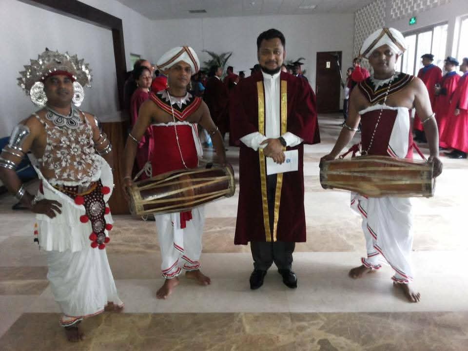 As guest of honour SriLankan University convocation