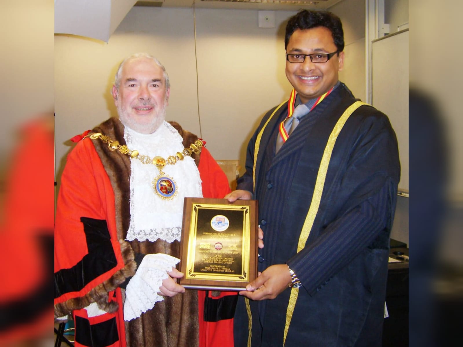 Memory line PhD Convocation,  United Kingdom