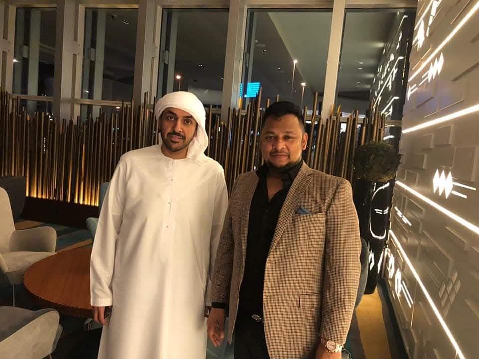 His Highness Shaikh Ahmed Al Qassimi and Versatilo Chairman
